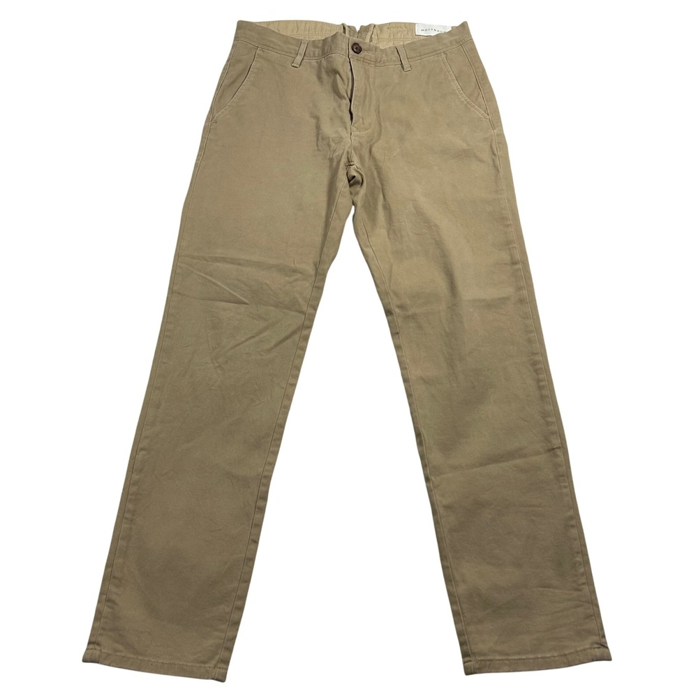 Mott & Bow Charles Chino Men‎ 31x30 Khaki Tan Stretch Twill Pants